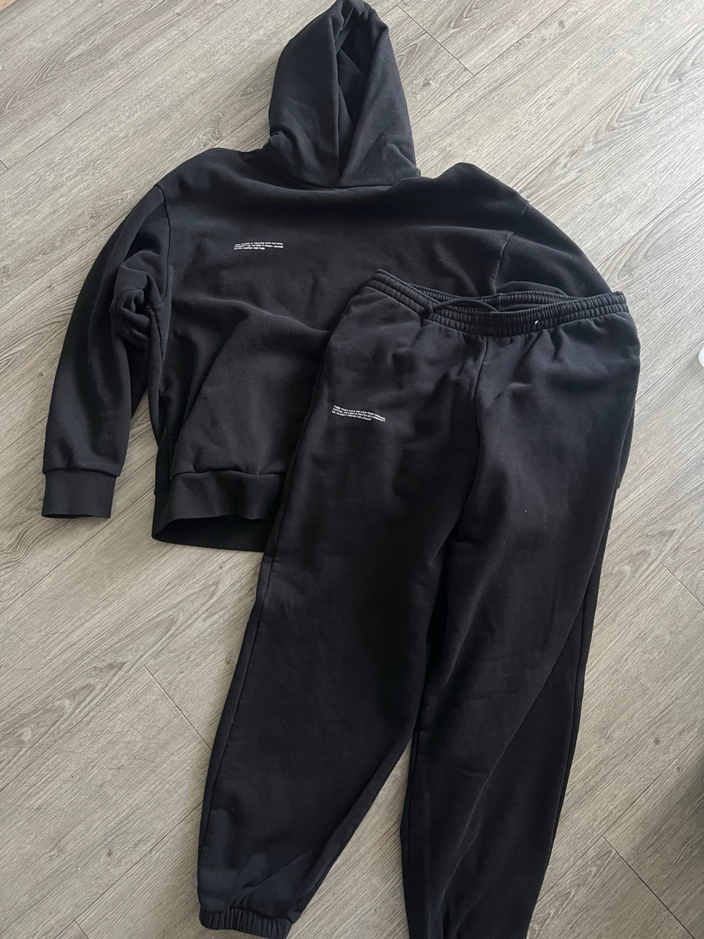 Pangaia Black Tracksuit M Size (28)